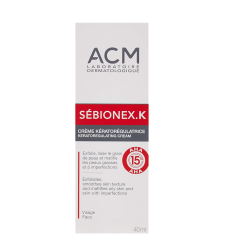 سيبيونيكس ك كريم التقشير للبشرة الدهنية من اي سي ام 40 مل Sebionex K Exfoliating Cream for Oily Skin by ACM